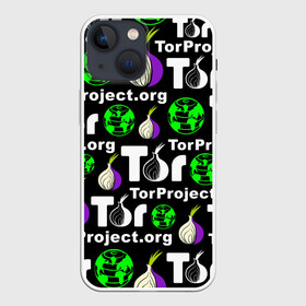 Чехол для iPhone 13 mini с принтом ТОР   TOR PROJECT BROWSER в Белгороде,  |  | Тематика изображения на принте: tor browser | torproject | анонимность | анонимный браузер | взлом | даркнет | зеркала | луковица | тор браузер | хакер | черный интернет.