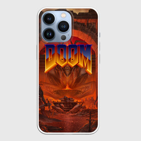 Чехол для iPhone 13 Pro с принтом DOOM | ДУМ (Z) в Белгороде,  |  | Тематика изображения на принте: demons | devil | doom | doom eternal | doom slayer | hell | slayer | ад | вега | демоны | дум | икона греха | какодемон | манкубус | солдат рока | элементаль боли