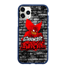 Чехол для iPhone 11 Pro Max матовый с принтом Friday Night Funkin TrickyWall в Белгороде, Силикон |  | black | brick | character | clown | demon | fire | fnf | friday night funkin | red | tricky | white | белый | буквы | демон | игра | картинка | кирпич | клоун | красный | логотип | микрофон | огонь | персонаж | рисовка | трещины | трики | фра