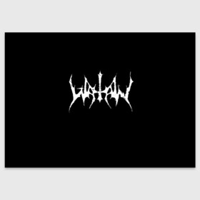 Поздравительная открытка с принтом Watain в Белгороде, 100% бумага | плотность бумаги 280 г/м2, матовая, на обратной стороне линовка и место для марки
 | black metal | rock | watain | блэк метал | ватайн | группы | метал | рок