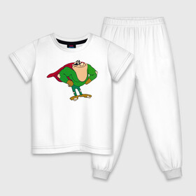 Детская пижама хлопок с принтом Boogerman в Белгороде, 100% хлопок |  брюки и футболка прямого кроя, без карманов, на брюках мягкая резинка на поясе и по низу штанин
 | boogerman | dendy | games | retro | sega | superhero | бугермэн | дэнди | игры | классика | ретро | сега | супергерой