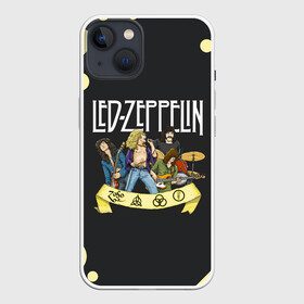 Чехол для iPhone 13 с принтом LED ZEPPELIN | ЛЕД ЗЕППЕЛИН (Z) в Белгороде,  |  | led zeppelin | rock | джимми пейдж | зепеллин | зеппелин | лед зеппелин | рок