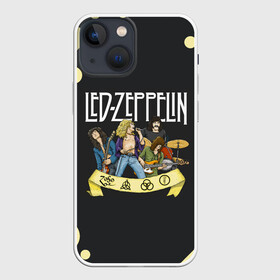 Чехол для iPhone 13 mini с принтом LED ZEPPELIN | ЛЕД ЗЕППЕЛИН (Z) в Белгороде,  |  | led zeppelin | rock | джимми пейдж | зепеллин | зеппелин | лед зеппелин | рок