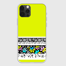 Чехол для iPhone 12 Pro Max с принтом Яркий цветочный узор  в Белгороде, Силикон |  | Тематика изображения на принте: абстрактный | для детей | зеленый | неоновый зеленый | разноцветный | современный | цветочный узор