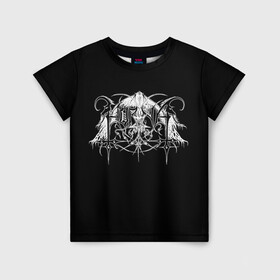 Детская футболка 3D с принтом Horna в Белгороде, 100% гипоаллергенный полиэфир | прямой крой, круглый вырез горловины, длина до линии бедер, чуть спущенное плечо, ткань немного тянется | black metal | horna | metal | rock | группа | метал | рок | роцк | хорна