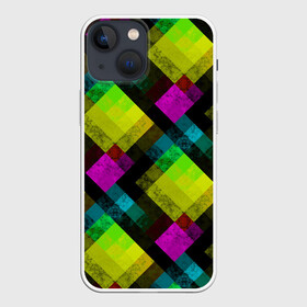 Чехол для iPhone 13 mini с принтом Абстрактный разноцветный узор в Белгороде,  |  | абстрактный | геометрический | желтый | зеленый | молодежный | мраморный | разноцветный | современный | черный