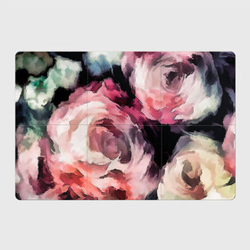 Магнитный плакат 3Х2 с принтом Абстрактные розы  в Белгороде, Полимерный материал с магнитным слоем | 6 деталей размером 9*9 см | Тематика изображения на принте: абстрактные цветы | абстрактный | букет роз | модный | молодежный | розы | современный | текстура | цветочный