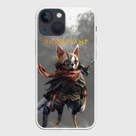 Чехол для iPhone 13 mini с принтом BIOMUTANT | БИОМУТАНТ (Z) в Белгороде,  |  | biomutant | commando | cyfreaks | damdon | dead eye | hyra | mercenary | primal | rpg | saboteur | sentinel | биомутант | дамдон | диверсант | кунг фу сказка | постапокалиптический мир | рпг