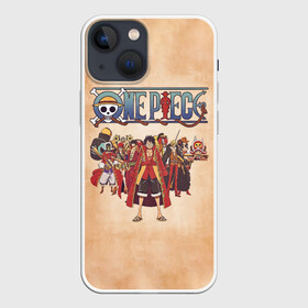 Чехол для iPhone 13 mini с принтом Персонажи One Piece. Большой куш в Белгороде,  |  | anime | manga | monkey d. luffy | one piece | аниме | большой куш | ван пис | вон пис | гол д. роджер | кайдо | король пиратов | луфи | луффи | манга | манки д. луффи | нами | нико робин | пират | портгас д. эйс | ророноа зоро