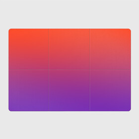 Магнитный плакат 3Х2 с принтом Оранжевый и Фиолетовый в Белгороде, Полимерный материал с магнитным слоем | 6 деталей размером 9*9 см | Тематика изображения на принте: градиент | красный | оранжевый | перелив | переход | рассвет | синий | фиолетовый | цвета