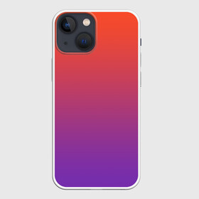 Чехол для iPhone 13 mini с принтом Оранжевый и Фиолетовый в Белгороде,  |  | градиент | красный | оранжевый | перелив | переход | рассвет | синий | фиолетовый | цвета