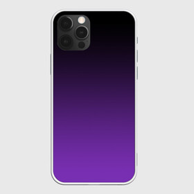 Чехол для iPhone 12 Pro Max с принтом Ночной градиент | Фиолетовый в Белгороде, Силикон |  | градиент | ночной | ночь | перелив | переход | сумерки | темный | феолетовый | фиолетовый | цвета | черный