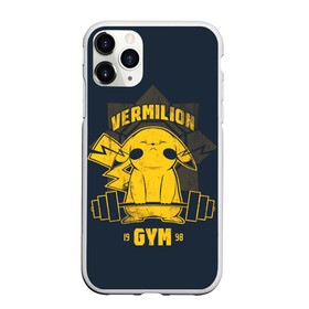 Чехол для iPhone 11 Pro матовый с принтом Vermilion gym в Белгороде, Силикон |  | anime | pokemon | poket monster | poketmon | аниме | анимэ | вермилион | карманные монстры | покемон | спорт | спортзал | спортсменам