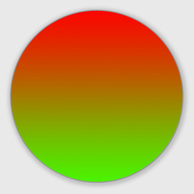 Коврик для мышки круглый с принтом Градиент Яблоко в Белгороде, резина и полиэстер | круглая форма, изображение наносится на всю лицевую часть | градиент | желтый | зеленый | красный | перелив | переход | фрукты | цвета | яблоко