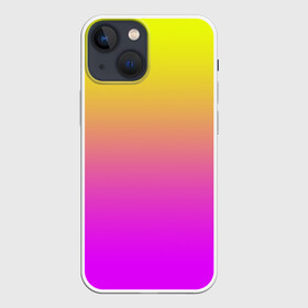Чехол для iPhone 13 mini с принтом Яркий рассвет в Белгороде,  |  | градиент | желтый | перелив | переход | рассвет | розовый | сереневый | сиреневый | солнце | феолетовый | фиолетовый | цвета | яркий