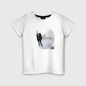 Детская футболка хлопок с принтом Платина - Sosa Muzik в Белгороде, 100% хлопок | круглый вырез горловины, полуприлегающий силуэт, длина до линии бедер | platina | trap | русский рэп | соса мьюзик | трэп