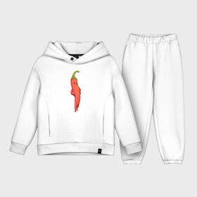 Детский костюм хлопок Oversize с принтом Опасный перчик в Белгороде,  |  | арт | красный перец | мило | милота | овощ | овощи | острый перец | перец | перец чили | перчик | рисунок | свежие овощи | свежий овощ | свежий продукт | чили