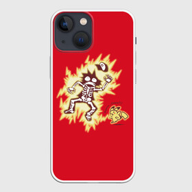 Чехол для iPhone 13 mini с принтом Знакомство с Пикачу в Белгороде,  |  | anime | pikachu | pokemon | poket monster | poketmon | аниме | анимэ | карманные монстры | пикачу | покемон