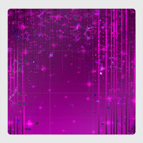 Магнитный плакат 3Х3 с принтом Абстрактный фон фуксия в Белгороде, Полимерный материал с магнитным слоем | 9 деталей размером 9*9 см | детский | звезды | малиновый | модный | молодежный | пурпурный | современный | фуксия | яркий узор