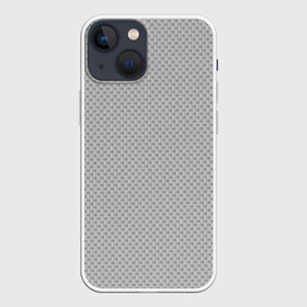 Чехол для iPhone 13 mini с принтом GRAY CARBON в Белгороде,  |  | carbon | абстракция | без дизайна | карбон | карбон и ничего лишнего | на каждый день | серая | серое | серый | текстура