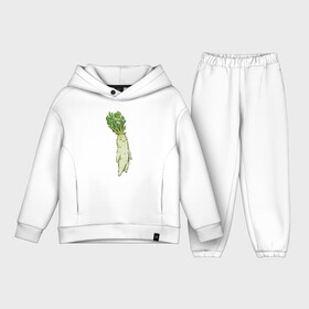 Детский костюм хлопок Oversize с принтом Милая редька в Белгороде,  |  | арт | зелень | мило | милота | овощ | овощи | редька | рисунок | свежие овощи | свежий овощ | свежий продукт