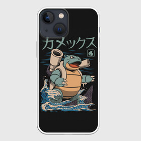 Чехол для iPhone 13 mini с принтом Бластозавр в Белгороде,  |  | Тематика изображения на принте: anime | pokemon | poket monster | poketmon | аниме | анимэ | бластозавр | бластойз | карманные монстры | покемон