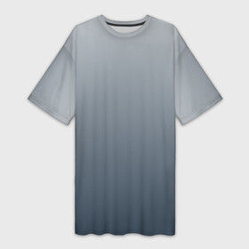 Платье-футболка 3D с принтом GRADIENT 50 SHADES OF GREY в Белгороде,  |  | абстракция | амбре | без дизайна | белая | белый | градиент | градиент и ничего лишнего | градиенты | на каждый день | оттенки серого | серая | серое | серый | текстура | черная | черный