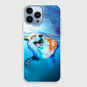 Чехол для iPhone 13 Pro Max с принтом ПЛЫВУЩАЯ ЛИСИЧКА в Белгороде,  |  | animal | art | fox | swim | water | вода | животные | звери | красота | лиса | лисичка | плутовка | река | рисунок | рыжая | фыр фыр