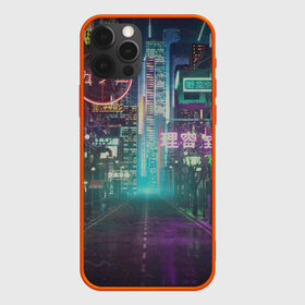 Чехол для iPhone 12 Pro Max с принтом Neon Tokyo в Белгороде, Силикон |  | anime | cyber | cyberpunk | japan | japanese | neon | retro | retro wave | road | street | tokyo | wave | аниме | дорога | иероглифы | кибер | киберпанк | неон | неоновый | ночной токио | ночь | ретро | свет | токио | улица | уличный | эстетика