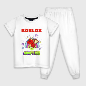 Детская пижама хлопок с принтом ROBLOX / РОБЛОКС / ADOPT ME в Белгороде, 100% хлопок |  брюки и футболка прямого кроя, без карманов, на брюках мягкая резинка на поясе и по низу штанин
 | adopt me | blox fruits | noob | piggy | roblox | roblox games | roblox piggy | игра роблокс | нуб | роблокс | робукс | усынови меня.