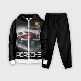 Детский костюм 3D с принтом PORSHE в Белгороде,  |  | 911 | auto | car | cool | dark | logo | machine | porshe | ride | sportcar | автомобили | гонки | крутые | порше | ралли | спорткар | тачки