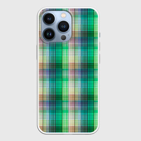 Чехол для iPhone 13 Pro с принтом Зеленый клетчатый узор в Белгороде,  |  | в клетку | зеленый | клетка | клетчатый узор | популярный | рубашечный | современный | шотландка