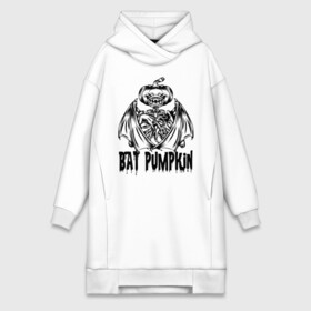 Платье-худи хлопок с принтом Bat pumpkin в Белгороде,  |  | bat | halloween | holiday | hype | jaw | muzzle | pumpkin | wings | крылья | летучая мышь | пасть | праздник | хайп | хэллоуин