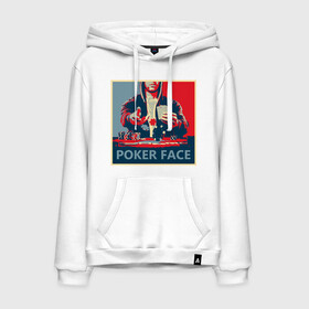 Мужская толстовка хлопок с принтом Poker face в Белгороде, френч-терри, мягкий теплый начес внутри (100% хлопок) | карман-кенгуру, эластичные манжеты и нижняя кромка, капюшон с подкладом и шнурком | poker | poker face | игры | карты | покер