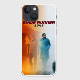 Чехол для iPhone 13 mini с принтом Рик Декард и Кей BR2049 в Белгороде,  |  | blade runner 2049 | cyberpunk | future | harrison ford | hologram | k | neon | rick decard | ryan gosling | бегущий по лезвию 2049 | будущее | голограмма | кей | киберпанк | неон | райан гослинг | рик декард | фильмы | харрисон форд