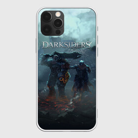 Чехол для iPhone 12 Pro с принтом Darksiders | Гнев Войны (Z) в Белгороде, силикон | область печати: задняя сторона чехла, без боковых панелей | azrael | darksiders | darksiders 2 | darksiders 3 | griever | silitha | tiamat | ulthane | vulgrim | wrath of war | всадник апокалипсиса | гнев войны | обугленный совет | руина | ультэйн | чёрный молот