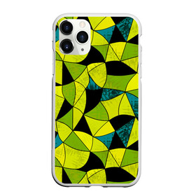 Чехол для iPhone 11 Pro матовый с принтом Гранжевый яркий зеленый  в Белгороде, Силикон |  | абстрактный | гранжевая текстура | зеленый | летний | молодежный | современный | ярко желтый