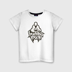 Детская футболка хлопок с принтом Wu Fam Budda monk в Белгороде, 100% хлопок | круглый вырез горловины, полуприлегающий силуэт, длина до линии бедер | wu | wu tang | wu tang clan | ву | ву танг | ву танг клан | ву тэнг | ву тэнг клан
