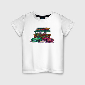 Детская футболка хлопок с принтом овощи в Белгороде, 100% хлопок | круглый вырез горловины, полуприлегающий силуэт, длина до линии бедер | cresta | japan | japanese | jdm | jdmeveryday | jzx90 | mark | mark2 | автомобиль | ждм | марк | марковник | машина