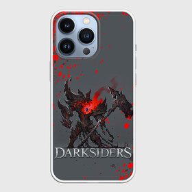 Чехол для iPhone 13 Pro с принтом Darksiders | Гнев Войны (Z) в Белгороде,  |  | azrael | darksiders | darksiders 2 | darksiders 3 | griever | silitha | tiamat | ulthane | vulgrim | wrath of war | всадник апокалипсиса | гнев войны | обугленный совет | руина | ультэйн | чёрный молот