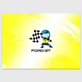 Поздравительная открытка с принтом Ford - Racing в Белгороде, 100% бумага | плотность бумаги 280 г/м2, матовая, на обратной стороне линовка и место для марки
 | auto | ford | logo | moto | motors | pro | racing | symbol | авто | автомобиль | гонки | знак | лого | логотип | логотипы | марка | машина | мото | моторс | символ | символы | форд