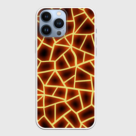 Чехол для iPhone 13 Pro Max с принтом Огненная геометрия в Белгороде,  |  | 3д | abstract | fire | flame | geometry stripes | neon | polygonal | абстрактная геометрия | геометрические фигуры | линии | мозаика | неон | огонь | орнамент | пламя | полигон | полосы | светящиеся | текстура | треугольники