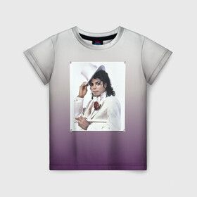 Детская футболка 3D с принтом Майкл Джексон навсегда в Белгороде, 100% гипоаллергенный полиэфир | прямой крой, круглый вырез горловины, длина до линии бедер, чуть спущенное плечо, ткань немного тянется | forever young | michael jackson | король | майкл джексон | поп музыка