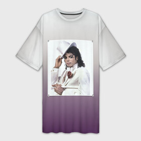 Платье-футболка 3D с принтом Майкл Джексон навсегда в Белгороде,  |  | forever young | michael jackson | король | майкл джексон | поп музыка