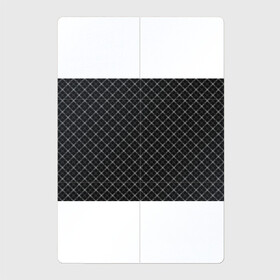 Магнитный плакат 2Х3 с принтом Серо-черный плед  в Белгороде, Полимерный материал с магнитным слоем | 6 деталей размером 9*9 см | клетка | клетчатый узор | молодежный | мужской | рубашечный | серный | черный | шотландка