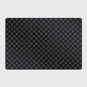 Магнитный плакат 3Х2 с принтом Серо-черный плед  в Белгороде, Полимерный материал с магнитным слоем | 6 деталей размером 9*9 см | клетка | клетчатый узор | молодежный | мужской | рубашечный | серный | черный | шотландка