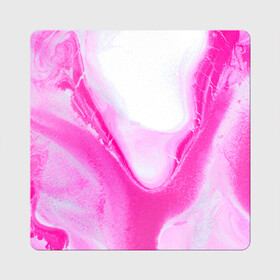 Магнит виниловый Квадрат с принтом Жидкий пурпур в Белгороде, полимерный материал с магнитным слоем | размер 9*9 см, закругленные углы | абстрактное | жидкий | искусство | пурпур | сирень
