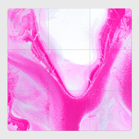 Магнитный плакат 3Х3 с принтом Жидкий пурпур в Белгороде, Полимерный материал с магнитным слоем | 9 деталей размером 9*9 см | абстрактное | жидкий | искусство | пурпур | сирень