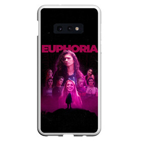 Чехол для Samsung S10E с принтом Euphoria team в Белгороде, Силикон | Область печати: задняя сторона чехла, без боковых панелей | euphoria | serial | джулс | зендея | ру беннетт | сериал | сериалы | хантер шефер | эйфория