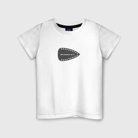 Детская футболка хлопок с принтом Поглажено на 5 в Белгороде, 100% хлопок | круглый вырез горловины, полуприлегающий силуэт, длина до линии бедер | приколы | след от утюга | смешное | угар | универ | школа | юмор
